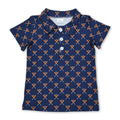 Boys Collared Baseball Shirt