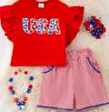 Sequin USA Shirt and Short set