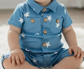 Collared Star Romper