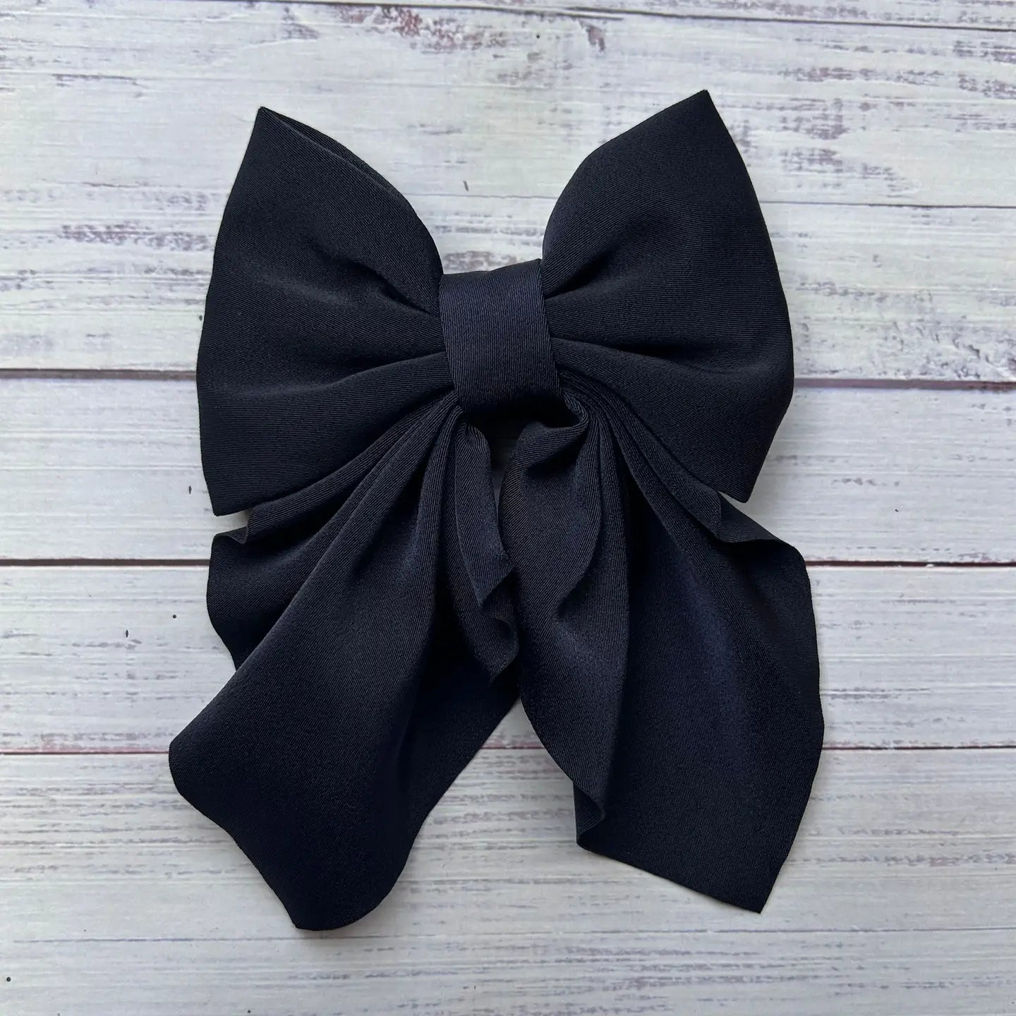 Navy 4.5' Alligator Clip Bow